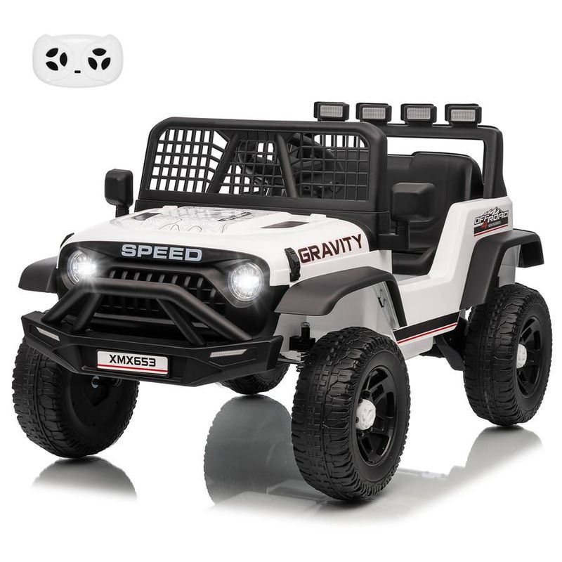 12V Kids Ride-On Truck, Electric Car w/Remote