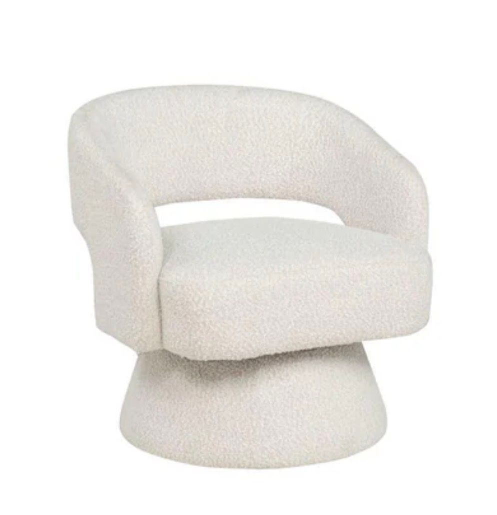 Fabric Accent Barrel Chair