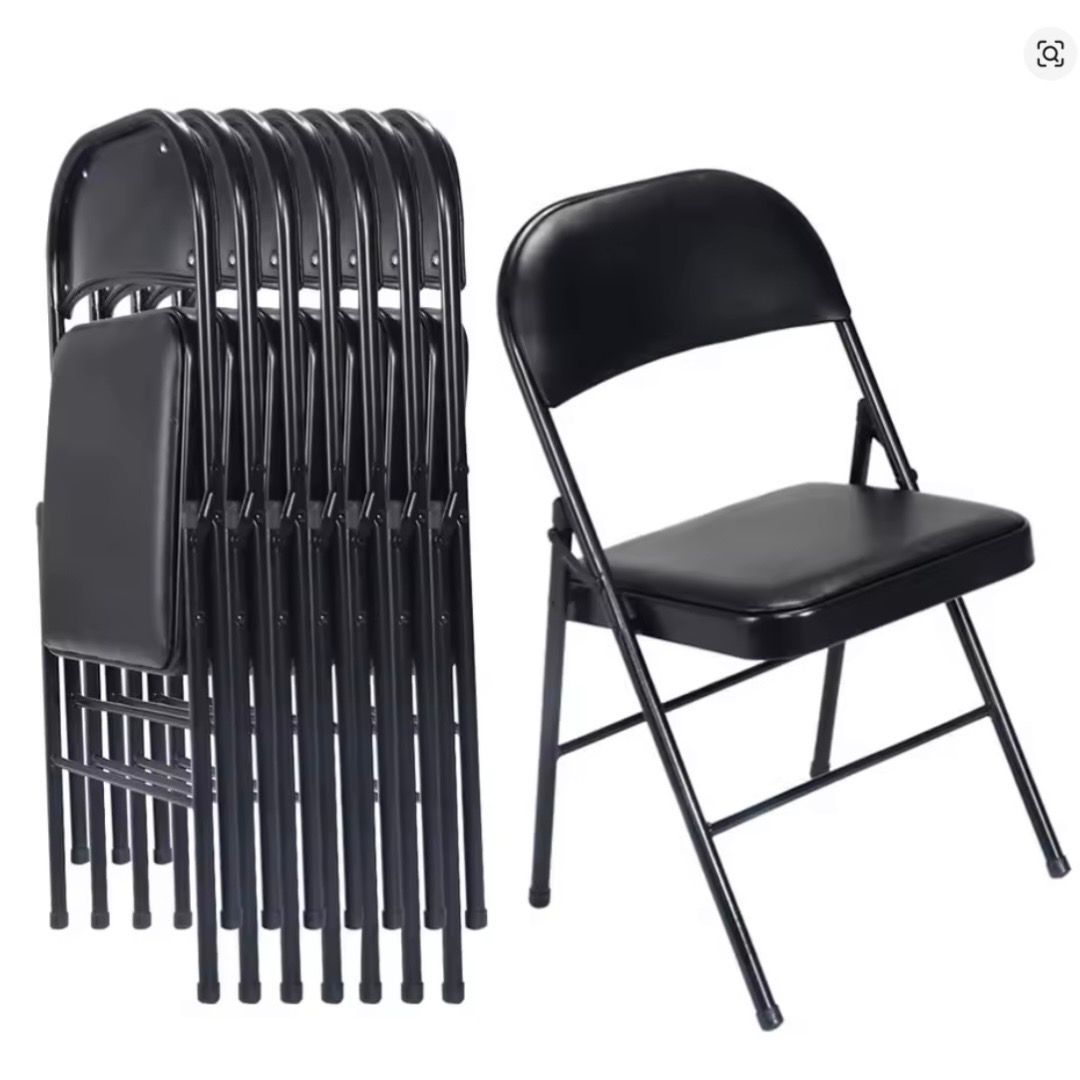 Pack of 6 folding kid chairs