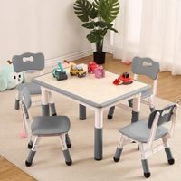 Garvee 5 in 1 Kids Table and Chairs Set