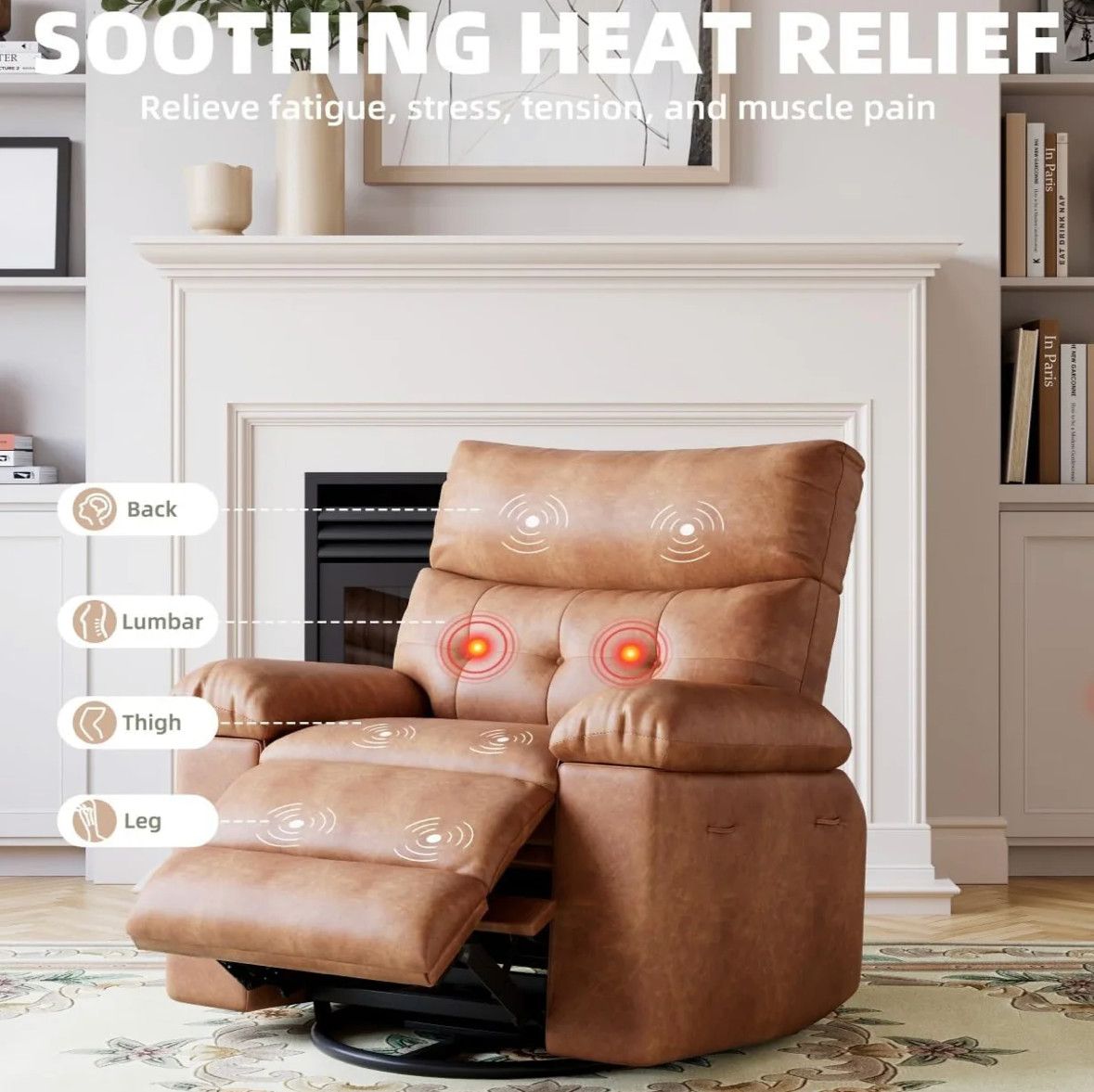 Recliner with heat &amp; massage