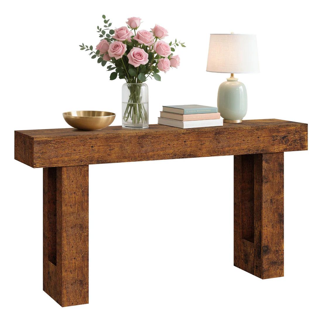 63" Farmhouse Minimalist Console Table