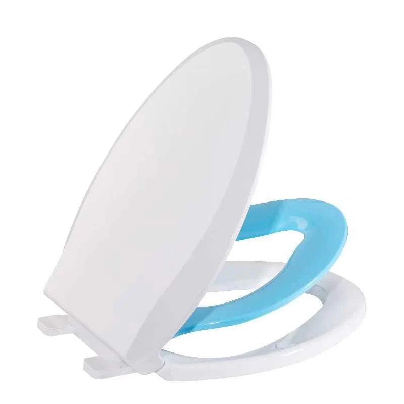 Toilet Seat, Elongated Toilet Seat with Toddler Seat Built in