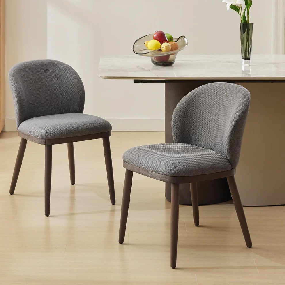 Dining Chairs Set of 2 Modern Upholstered