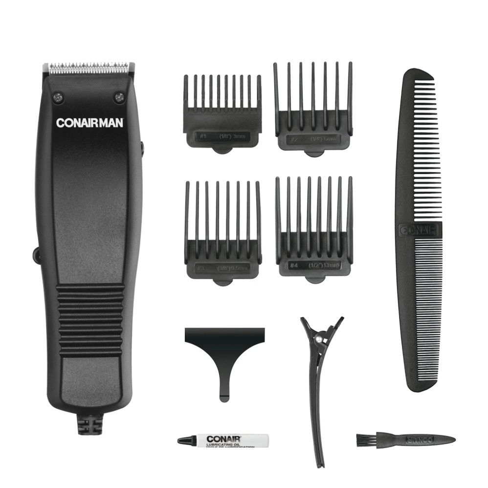 ConairMAN Simple Cut Men's Haircut Kit, 10 Piece