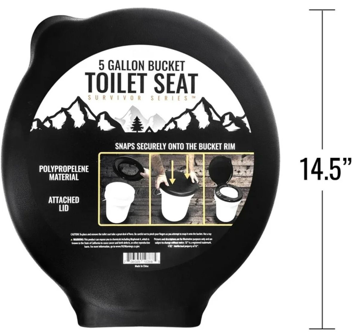 5 gallon bucket toilet seat