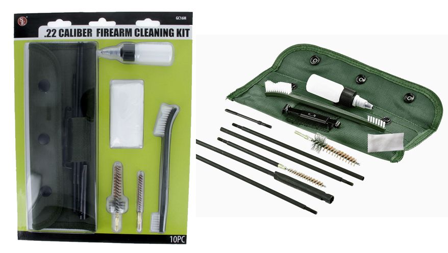 10Pc/0.22 Cal Riffle/Gun Cleaning kit