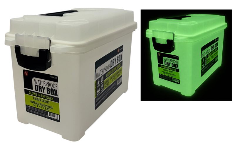 Glow-in-the-Dark Waterproof Dry Box With Detachable Lid