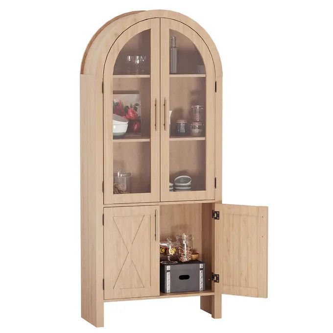 60" Kitchen Pantry Storage Cabinet