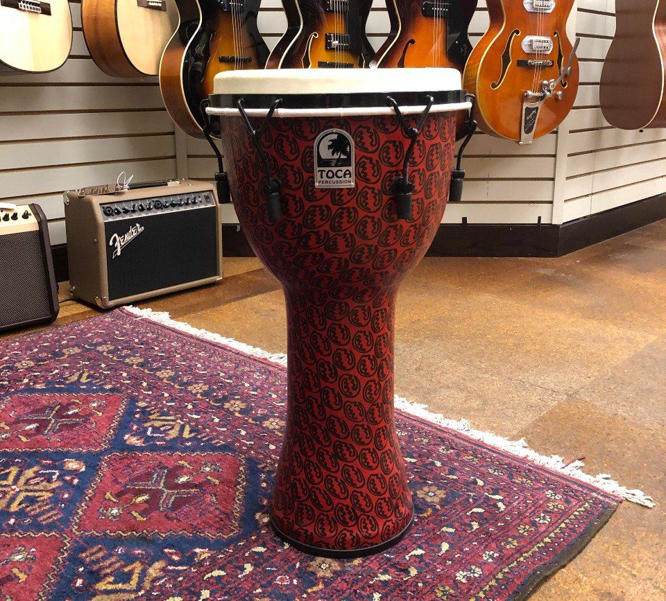 Toca Freestyle II Djembe Red Mask -12 inch