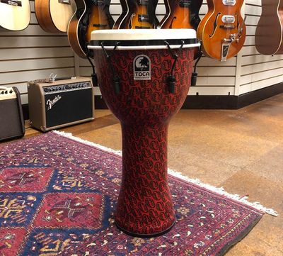 Toca Freestyle II Djembe Red Mask -12 inch