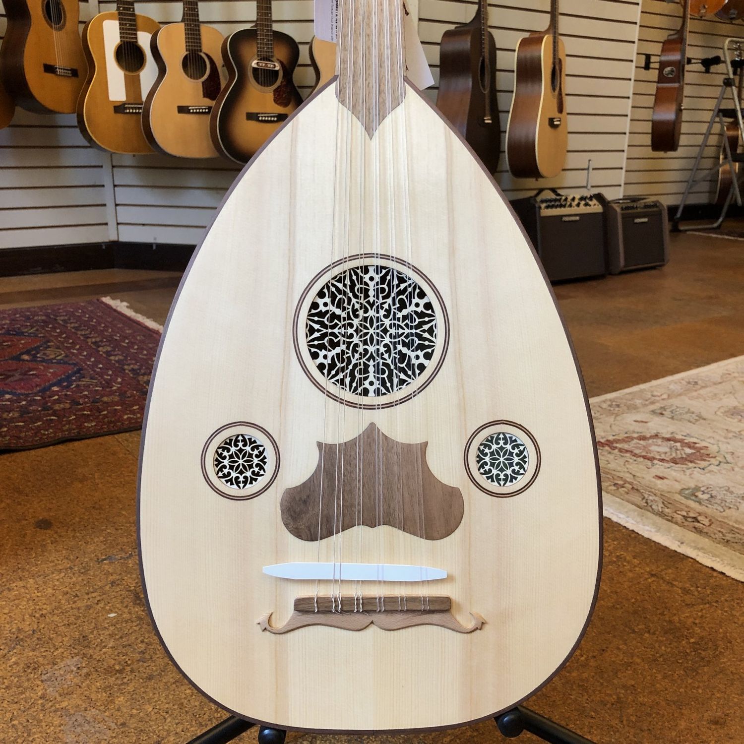 Mid-East Turkish Oud Spruce/Walnut w/Padded Gig Bag
