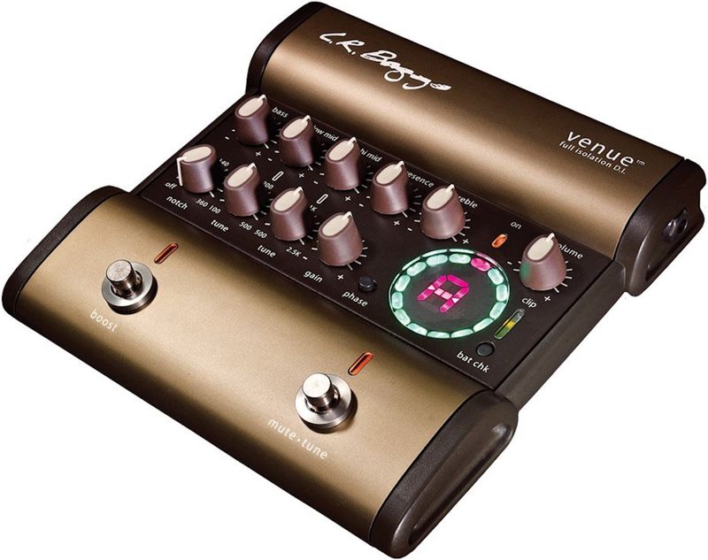 LR Baggs Venue DI Acoustic Guitar Preamp EQ/DI/Tuner Pedal