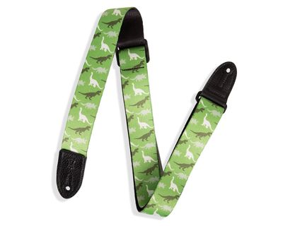 Levys Dinosaur Camo Green White Camo 1.5 Youth Strap