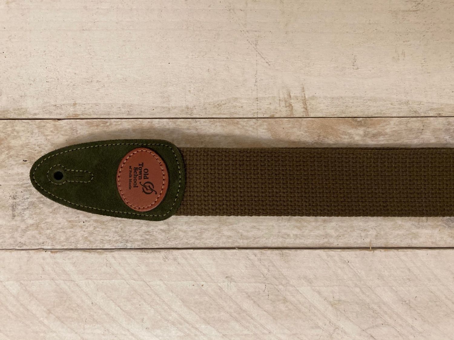 Levys MSSC8 OTS Logo Cotton Strap Green