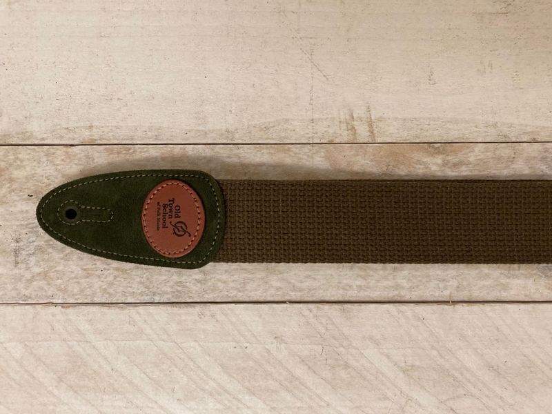 Levys MSSC8 OTS Logo Cotton Strap Green
