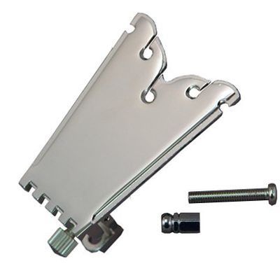 Gold Tone Straightline Tailpiece - Chrome