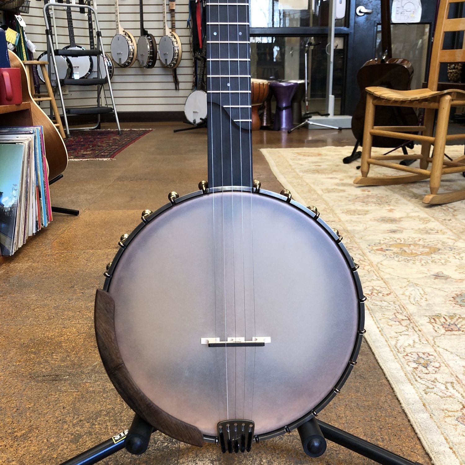 OME USA Tupelo 11&quot; Cherry Open Back Banjo w/Hard Case