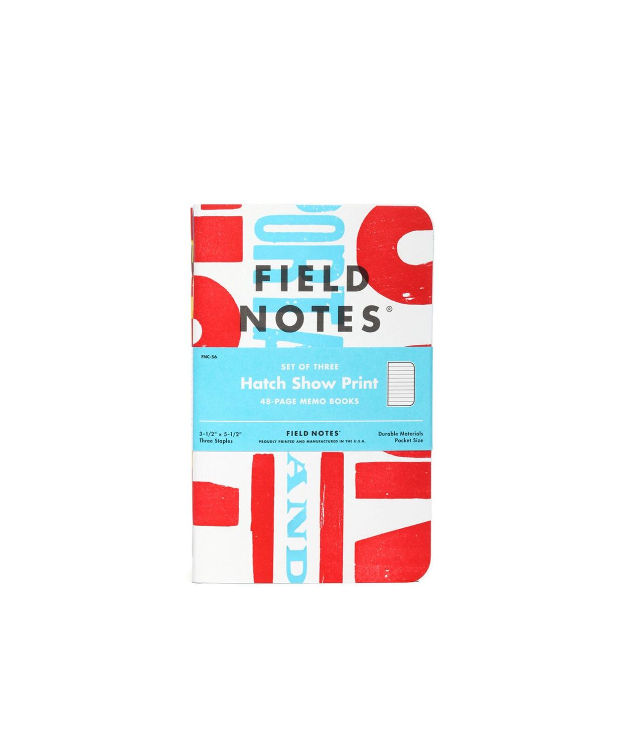 Field Notes 3-Pack - Hatch Memo Book, Ruled