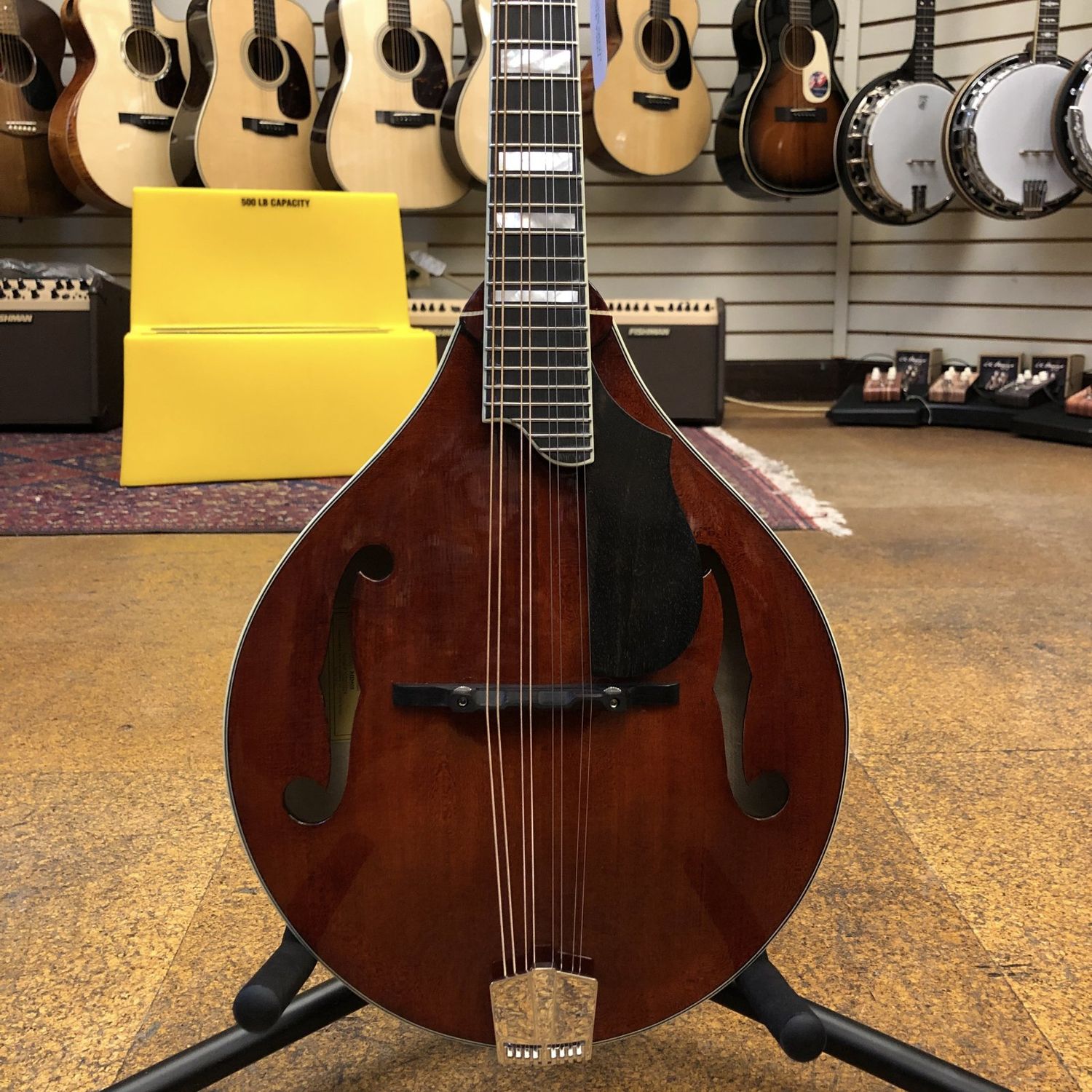 Eastman MD605 A-Style F-Hole Solid Spruce/Maple Mandolin w/K&amp;K Pickup Hard Case