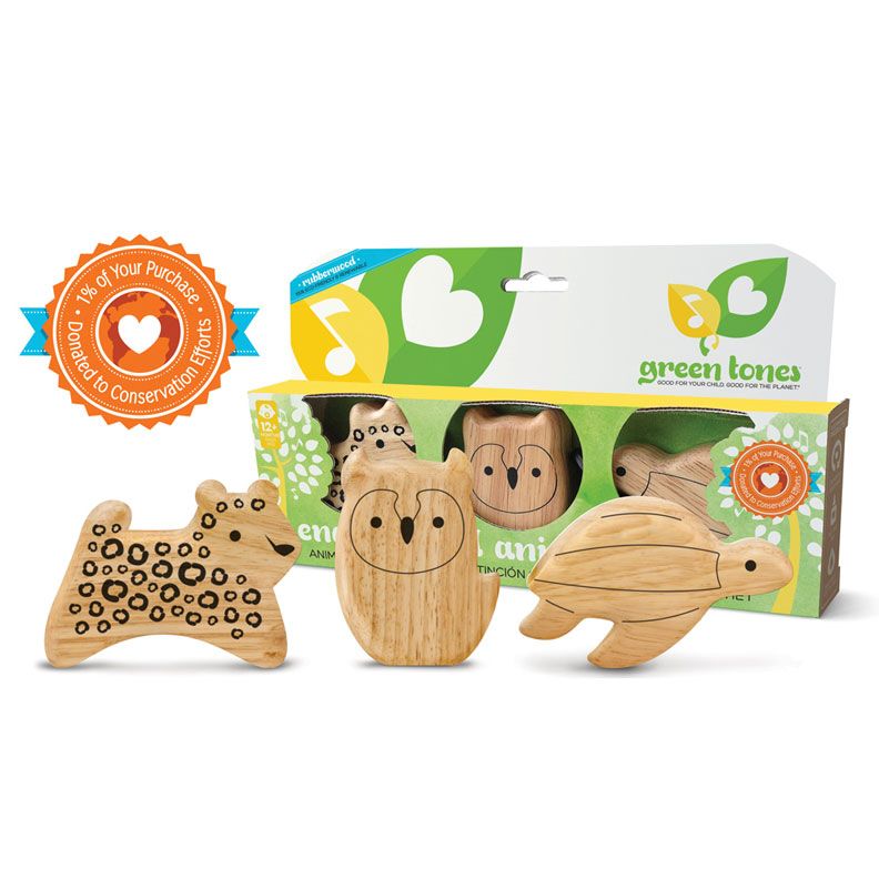 *** Green Tones Endangered Animal Shakers ***