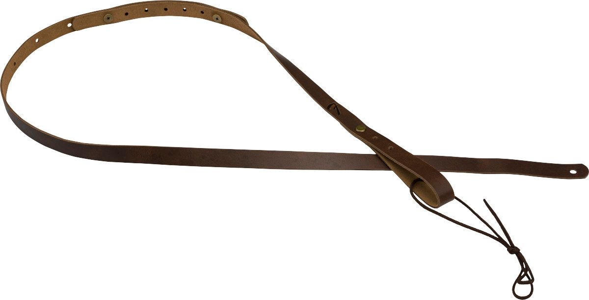 Fender Paramount Mandolin Leather Strap, Brown