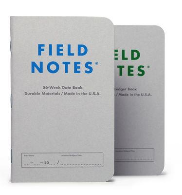 Field Notes 2-Pack - Index: Ledger and Date Memo Book
