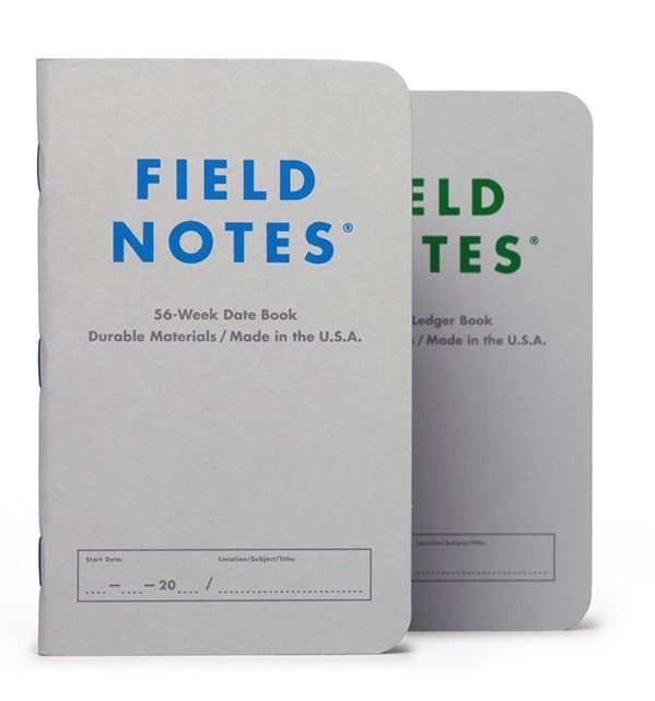 Field Notes 2-Pack - Index: Ledger and Date Memo Book
