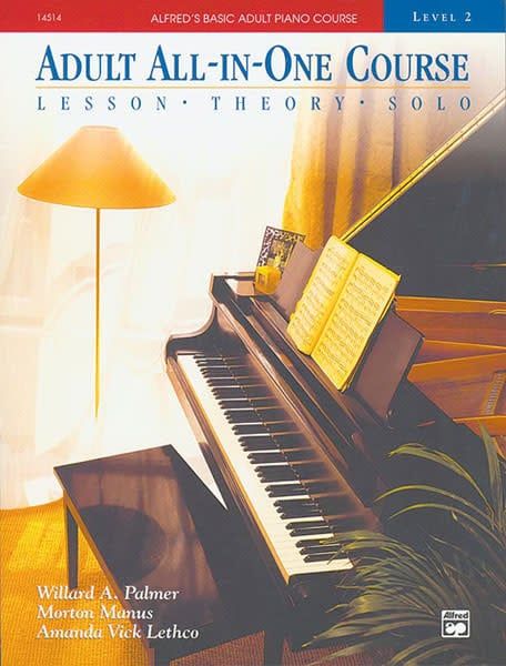 Alfred&#39;s Basic Adult All-in-One Piano Course Book 2