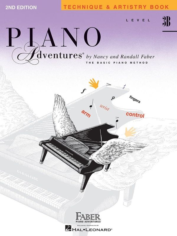 Piano Adventures Level 3B - Technique &amp; Artistry Book - Faber 2nd Edition