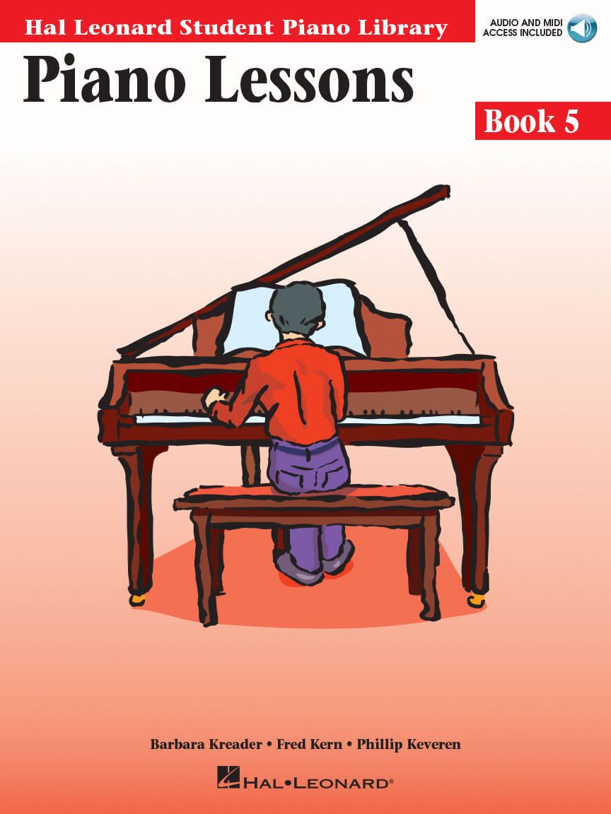 Hal Leonard Piano Lessons Book 5 - Book/Enhanced CD Pack