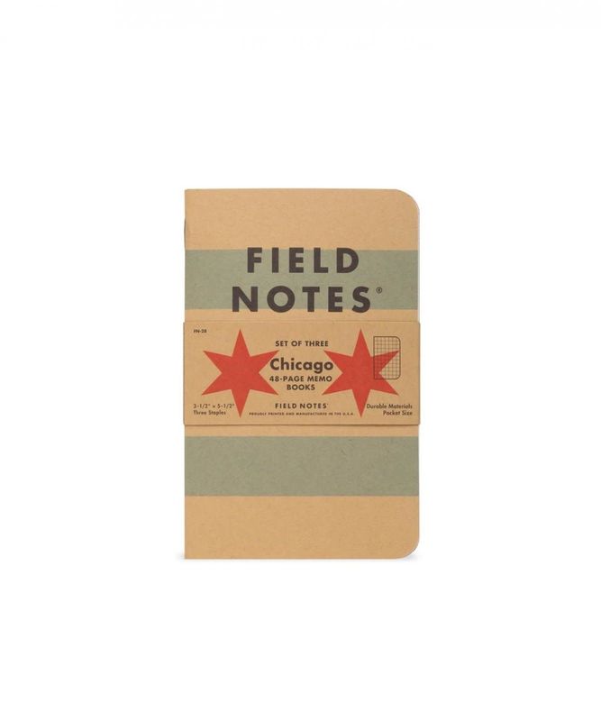 Field Notes 3-Pack - Chicago Edition Memo Book