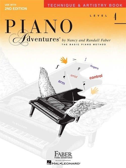 Piano Adventures Level 4 - Technique &amp; Artistry Book - Faber 2nd Edition