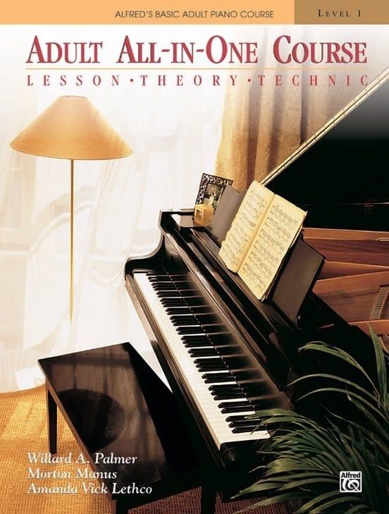 Alfred&#39;s Basic Adult All-in-One Piano Course Book 1