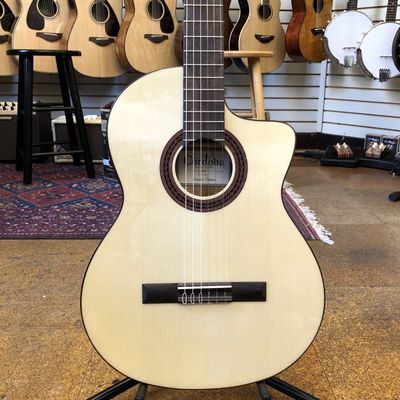 Cordoba Limited Edition C5-CET Solid Spruce/Spalted Maple Cutaway Acoustic-Electric Guitar