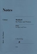 Notes - A Miniature Booklet of 8-Stave Manuscript Paper