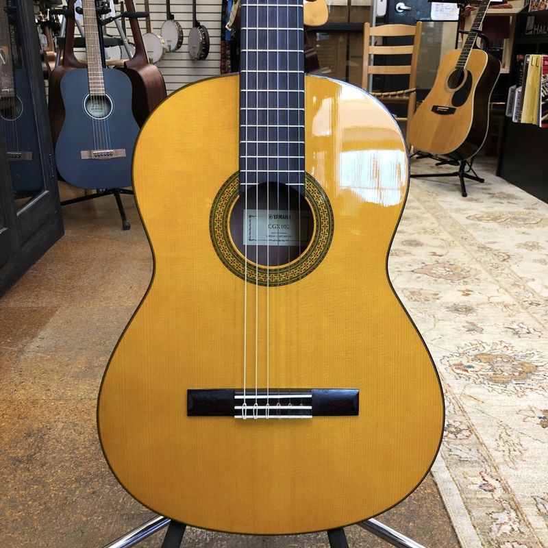 Yamaha CGX102 Spruce Top Classical Acoustic-Electric Guitar
