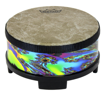 Remo Drum Fingerdrum 5 in. Diameter 2 in. Height &#39;Cosmic&#39; Graphics