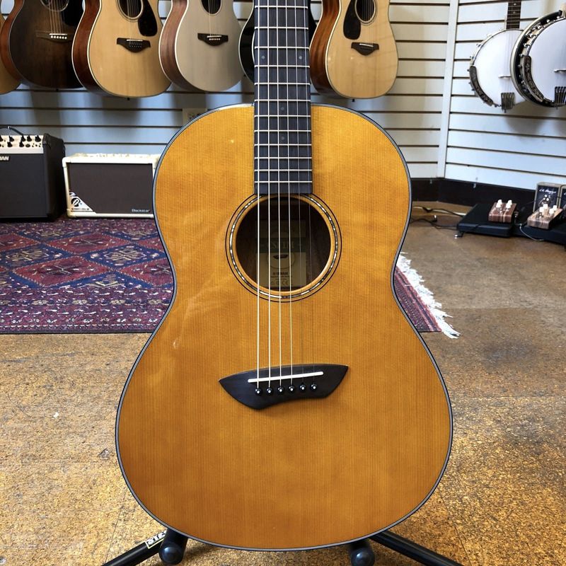 Yamaha CSF1M Compact Folk Acoustic-Electric Guitar Vintage Natural w/Padded Gig Bag