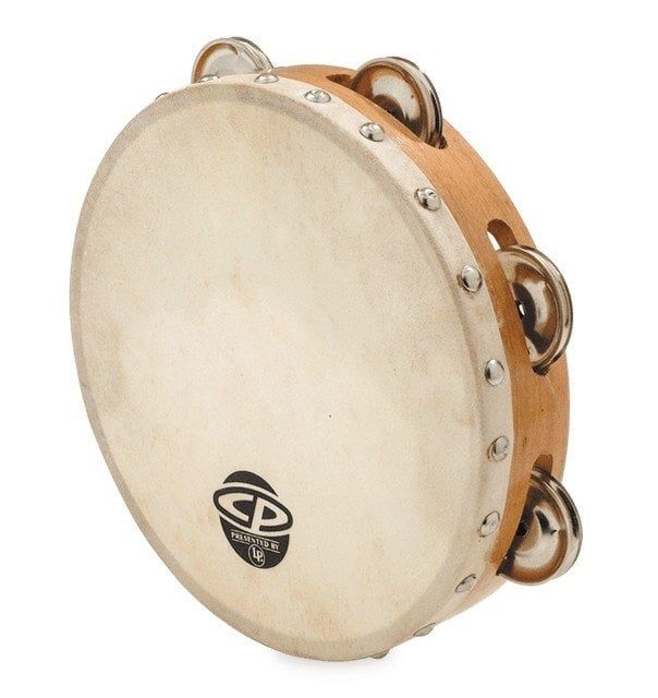 CP by LP 8" Tambourine with Head Single Row Jingles
