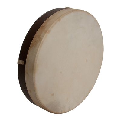 Dobani Wood 10&quot; x 2&quot; Frame Drum - Pretuned Goatskin Head with Beater