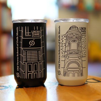 Old Town School of Folk Music 12 oz. Flip Lid Tumbler