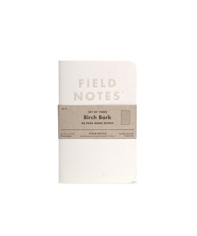 Field Notes 3-Pack - Birch Bark Memo Book