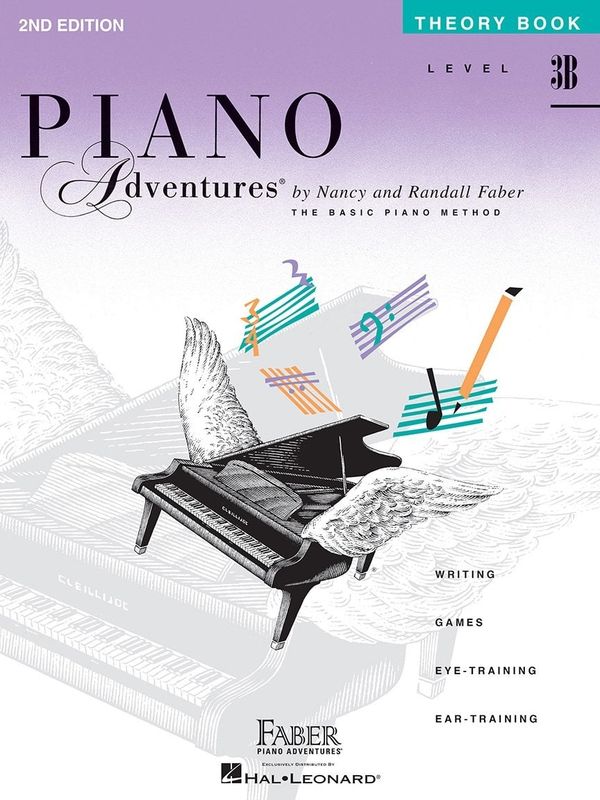 Piano Adventures Level 3B - Theory Book - Faber 2nd Edition
