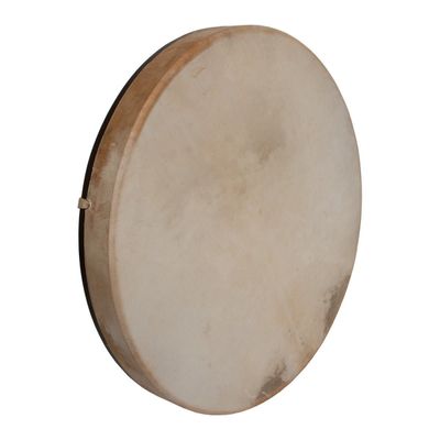 Mid-East Frame Drum with Beater Rosewood Shell with Goat Skin Head 18-by-2-Inch