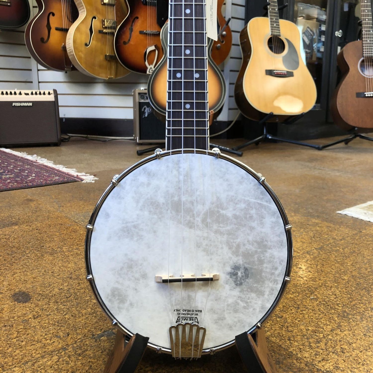 Gold Tone BU-1 Concert-Scale Acoustic-Electric Banjo Ukulele w/Padded Gig Bag