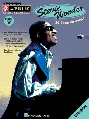Stevie Wonder Jazz Play Along Volume 52