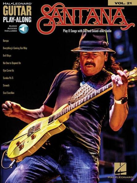 Santana Guitar Play-Along Volume 21