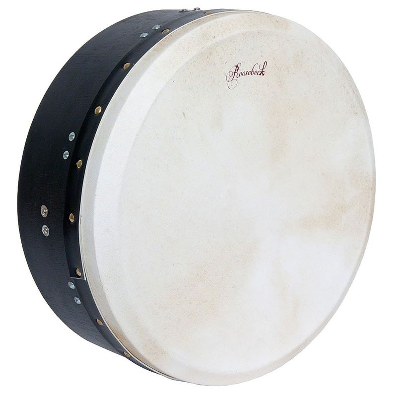 Roosebeck Bodhran 14"x5" Plywood Black T-Bar