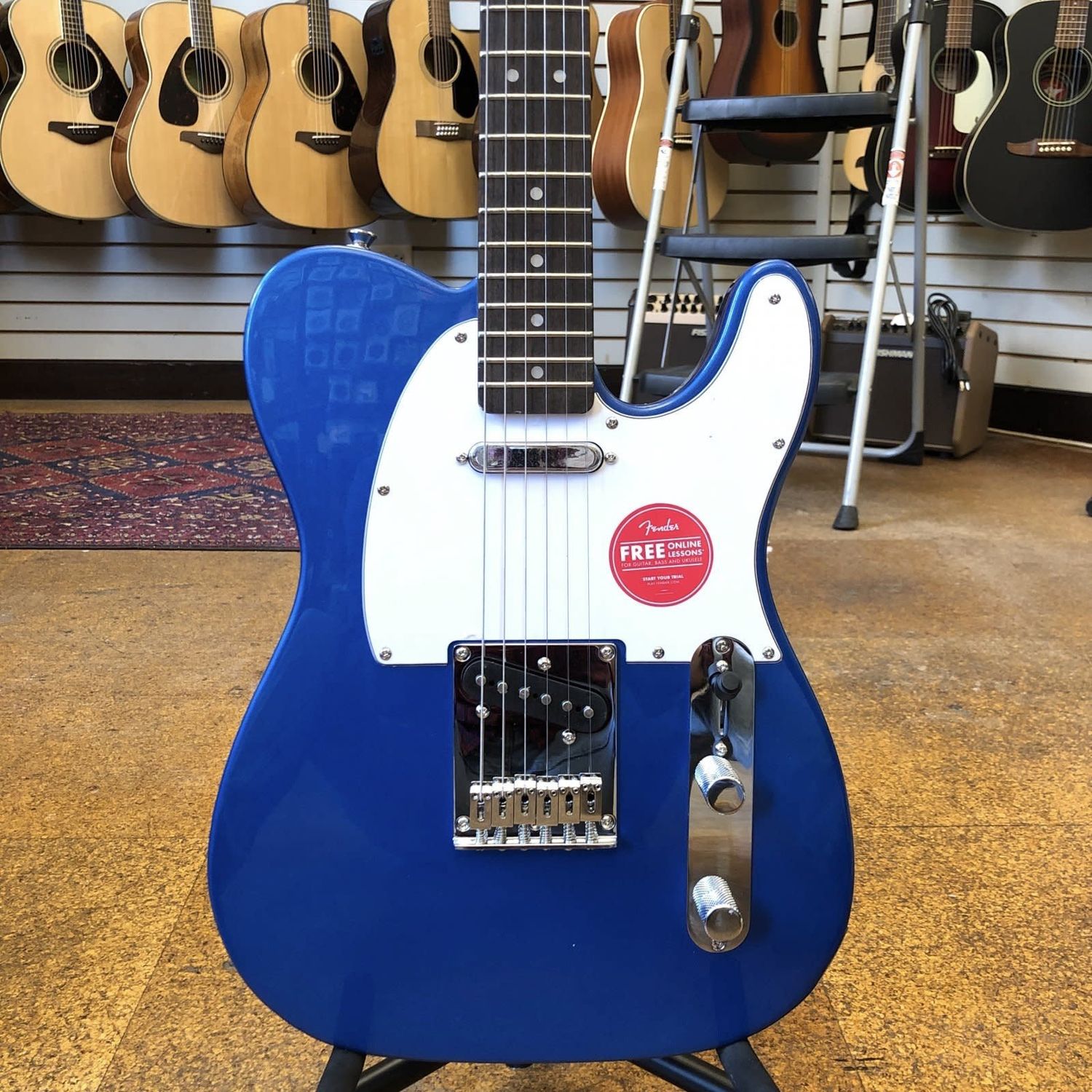 Squier Affinity Series Telecaster Lake Placid Blue Solid Body Electric Guitar